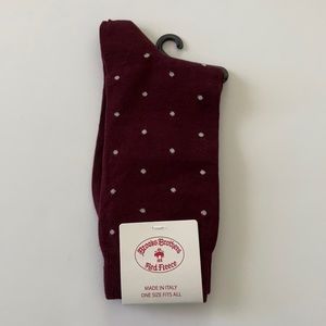 Brooks Brothers Red Fleece Socks
